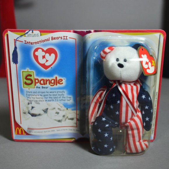 2000 Ty McDonald's Set of 3 International Bears II Teenie Beanie Babies - Picture 5 of 5